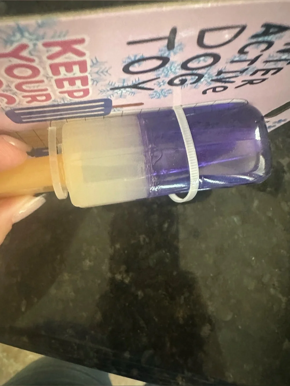 Dog popsicle rubber freeze chew toy NEW